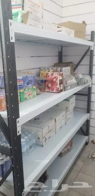 جميع انواع رفوف متوفره سوبر ماركت والمستودعات 1