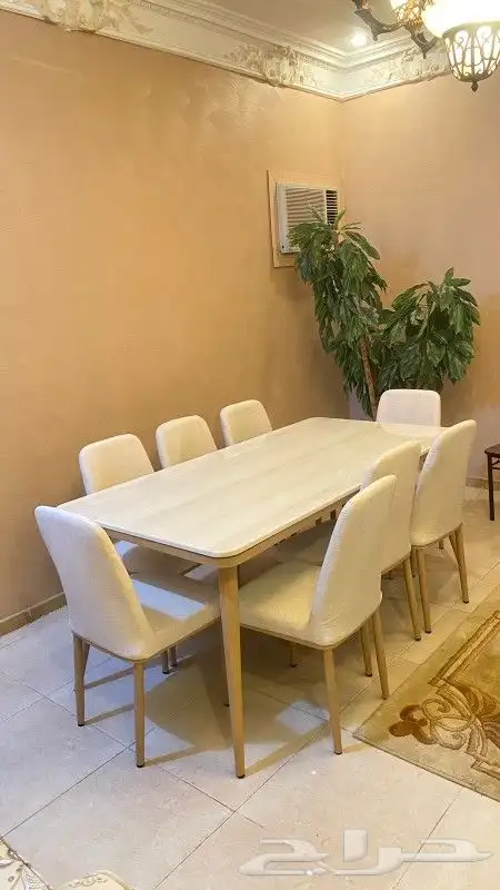 طاولات طعام رخام وخشب جديد 20