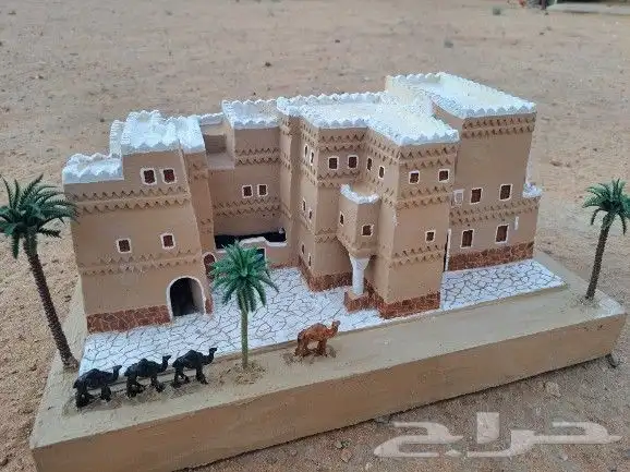 مجسم قصر تراثي 4