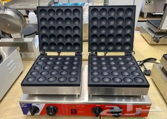 جهاز ميني بانكيك والوافل والكريبات بأحجام مختلفة 9