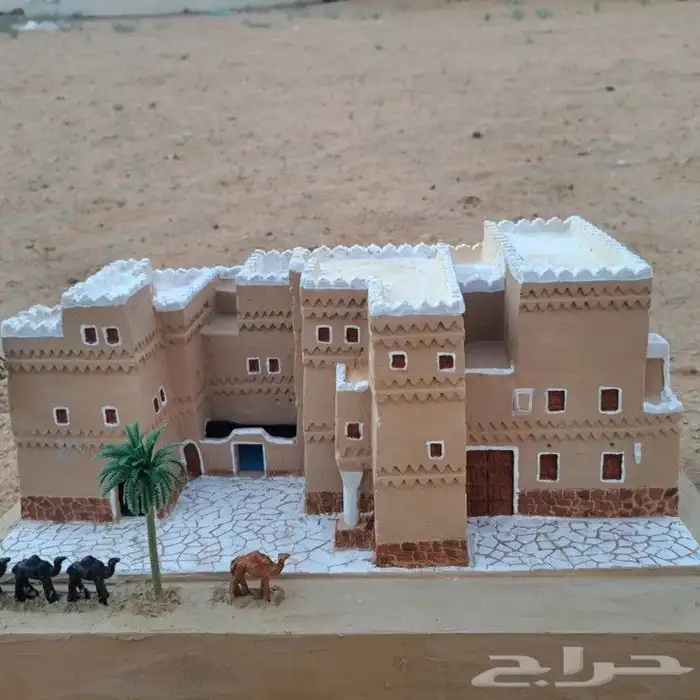 مجسم قصر تراثي 1