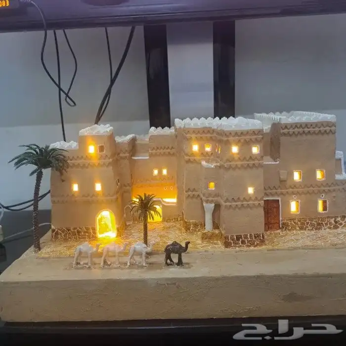 مجسم قصر تراثي 2