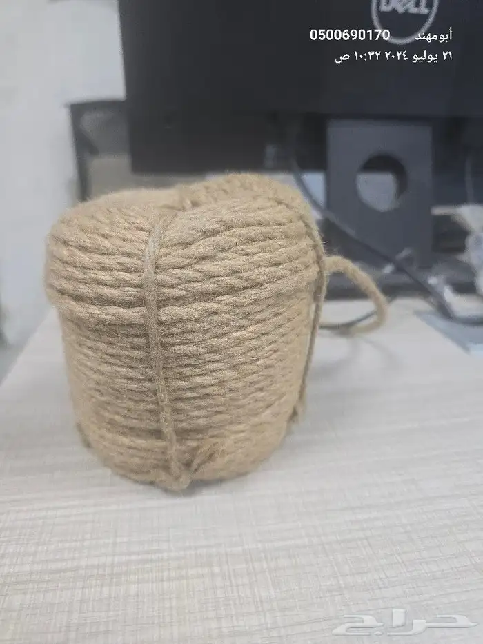 حبال خيش حبال قطن حبال نايلون حبل خيش شراعات أغطية الكراسي 2