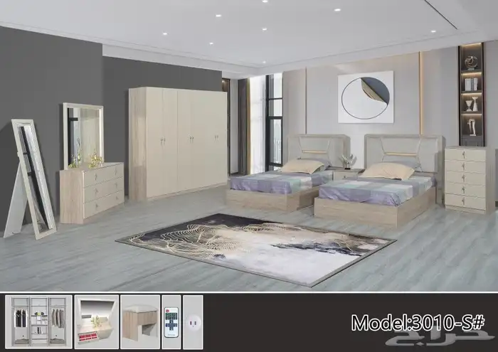 يوجد لدينا غرف شبابي ومزوج باجمل الاسعار للتواصل 1