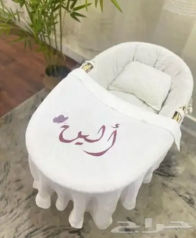 شيال اطفال تطريز الاسم حسب الطلب بطانيه مواليد ناعمه ومريحه 8