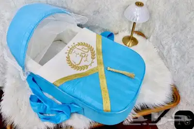 شيال اطفال تطريز الاسم حسب الطلب بطانيه مواليد ناعمه ومريحه 1