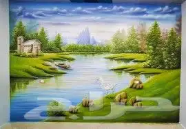 رسام وخطاط رسم الروضات والمدارس ومغاسل السيارات 8