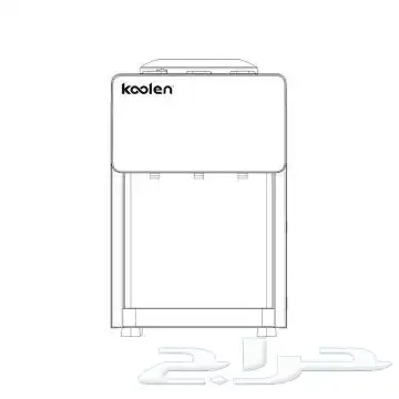 براد ماء طاولة كولن زجاجي سعة 4 لتر 3 صنبور - 4