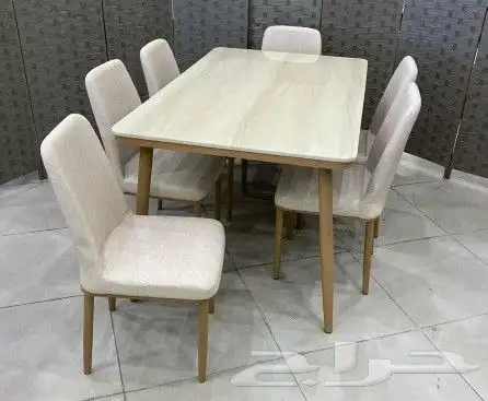 طاولات طعام رخام خشب ماليزية جودة قوية 14