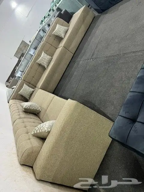 كنب جديد جاهز حرف ال و7نفر بأسعار مناسبة شامل التوصيل 6