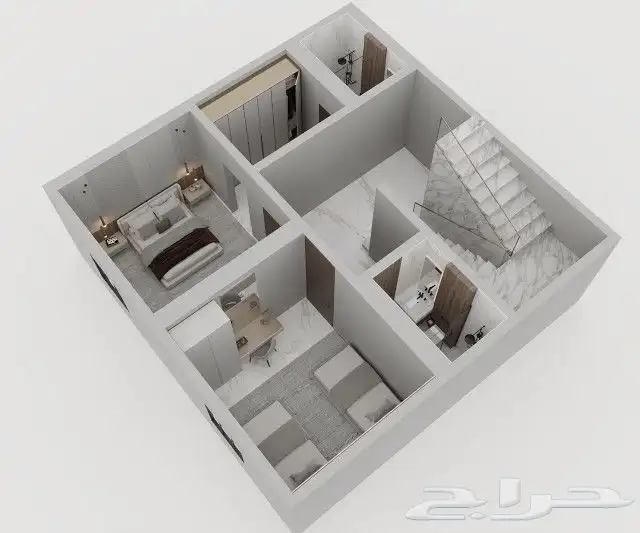 تصميم داخلي و ديكور 3D مع مخططات تتفيذية و جدول كميات 0