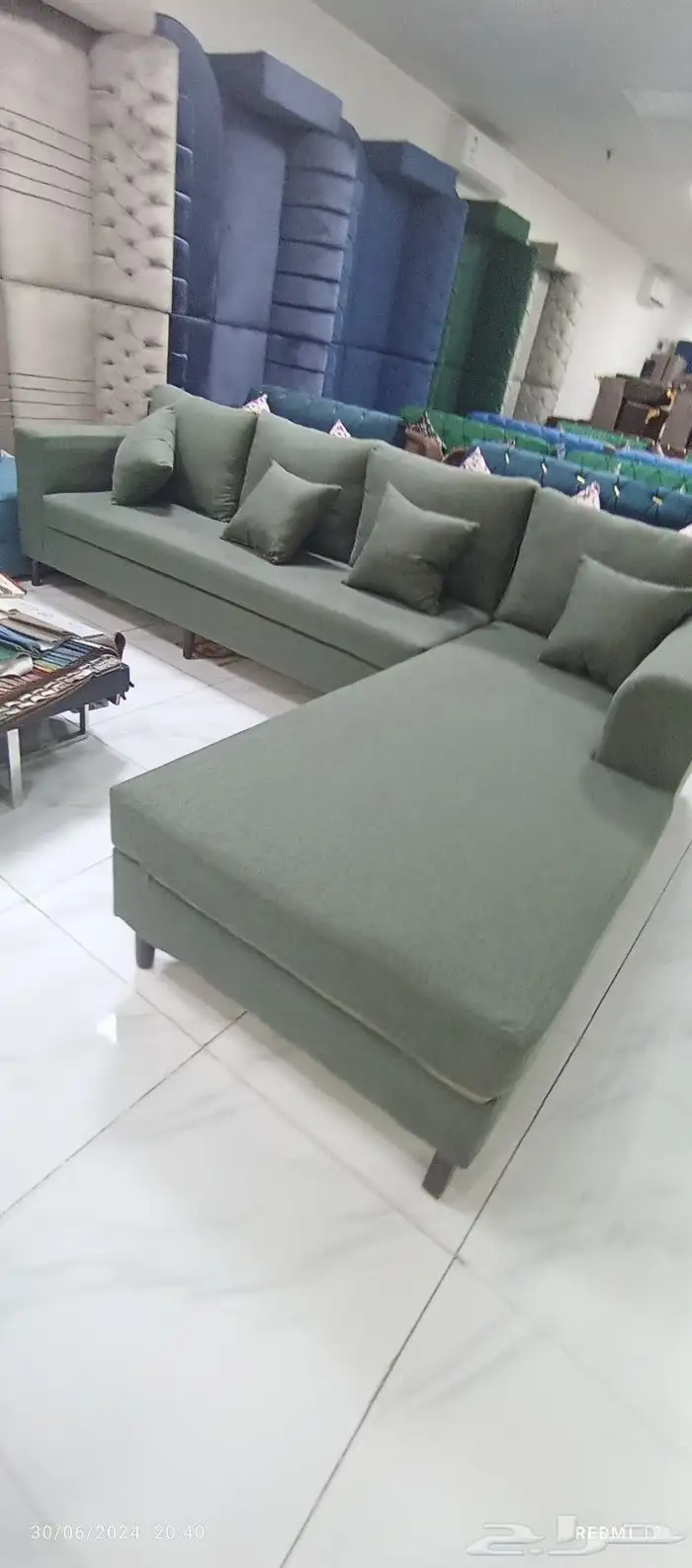 كنب جديد جاهز حرف ال و7نفر بأسعار مناسبة شامل التوصيل 32