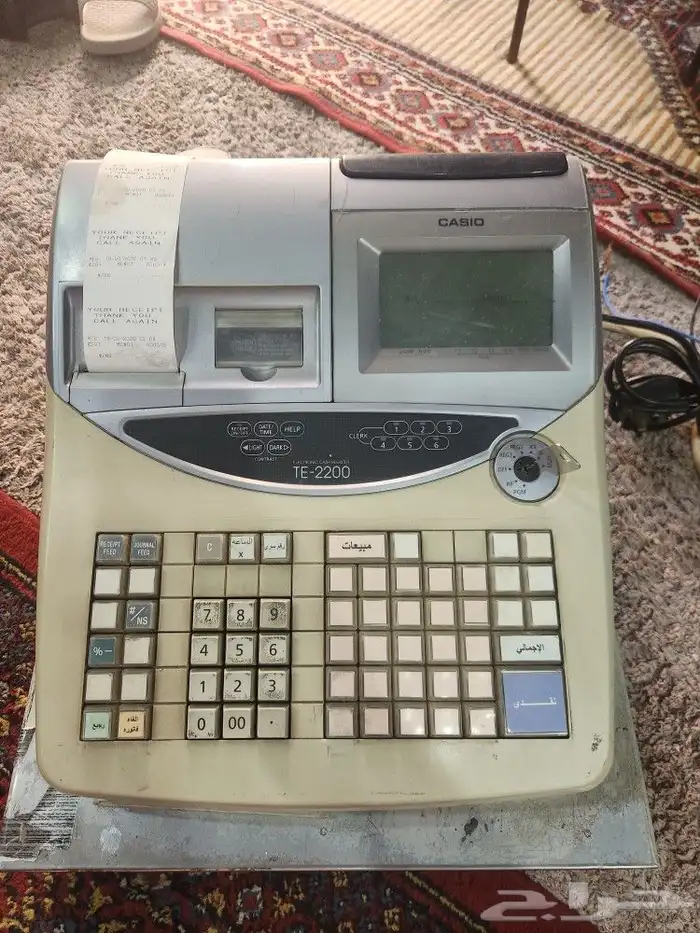 كاشير مستعمل CASIO TE-2200 0