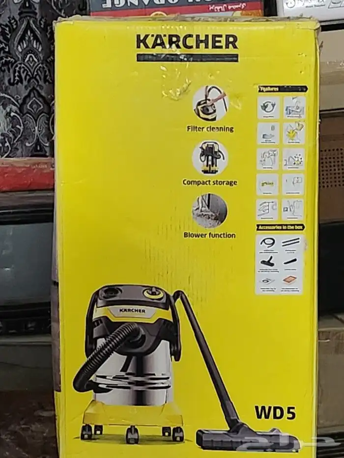 كارتشر WD5 مكنسة كهربائية 1100واط رطب جاف 2