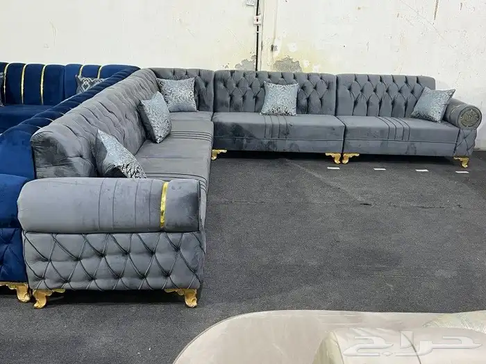 كنب جديد جاهز حرف ال و7نفر بأسعار مناسبة شامل التوصيل 28