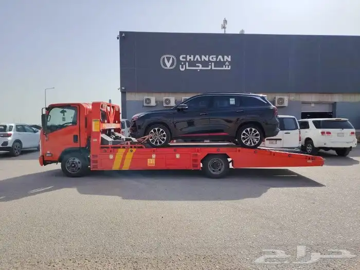 سطحه سحب نقل جميع السيارات تأجير روافع شوكيه بجميع احجمها مش 7