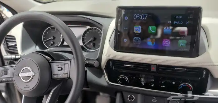 شاشه نيسان اكس تريل 2024 جديد Apple CarPlay 7