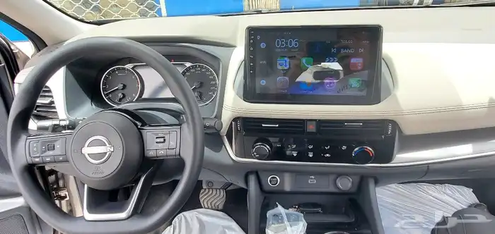 شاشه نيسان اكس تريل 2024 جديد Apple CarPlay 9