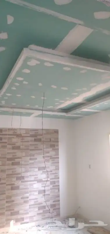 اصباغ خارجيه وداخلي جبس مبورد بروفايل كسر رخام 6