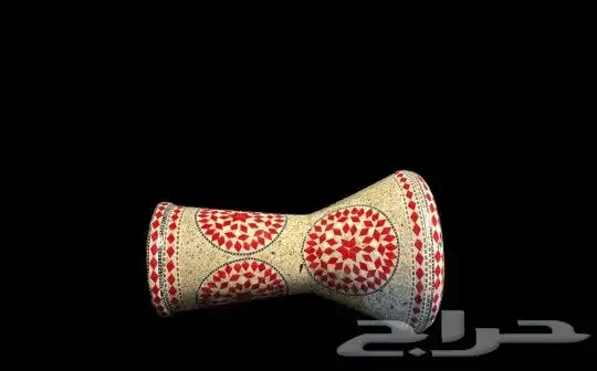 طبلة مصدفة مطلية بالصدف احترافية بالشنطة 1