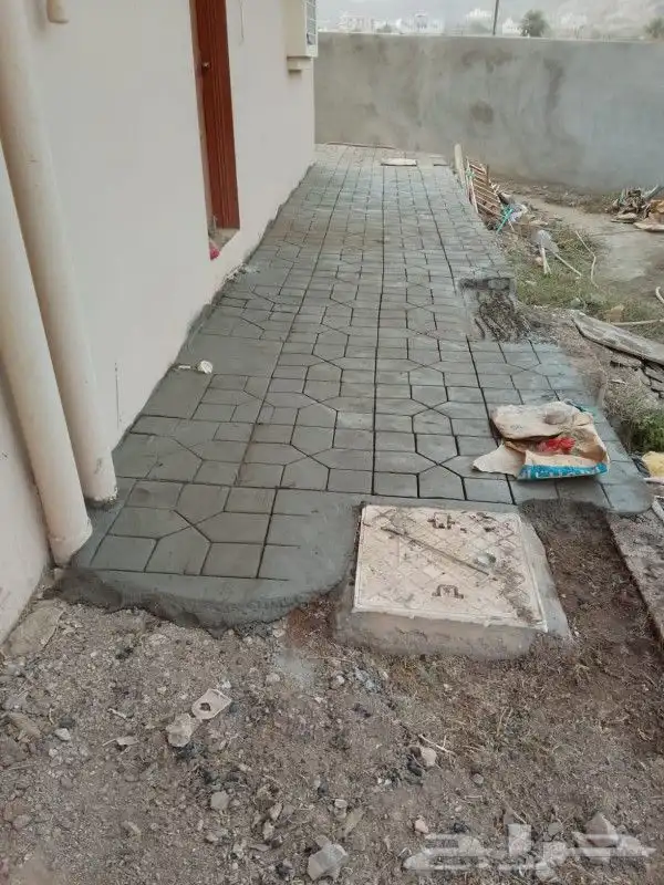 قالب صبات ارضي وممرات وديكورات اسمنتيه 2