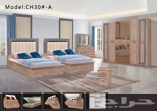 غرف نوم شبابيه 2