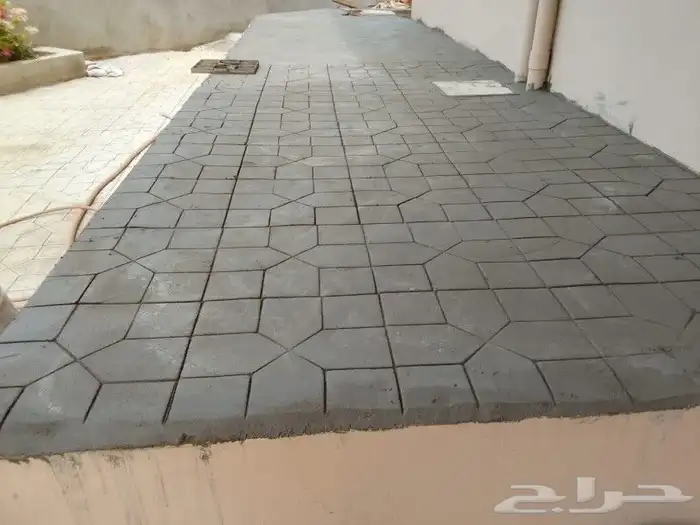 قالب صبات ارضي وممرات وديكورات اسمنتيه 3