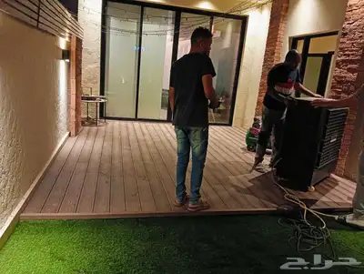 عشب أرضي وجلسيات أرضي خشب معالج bvs 2