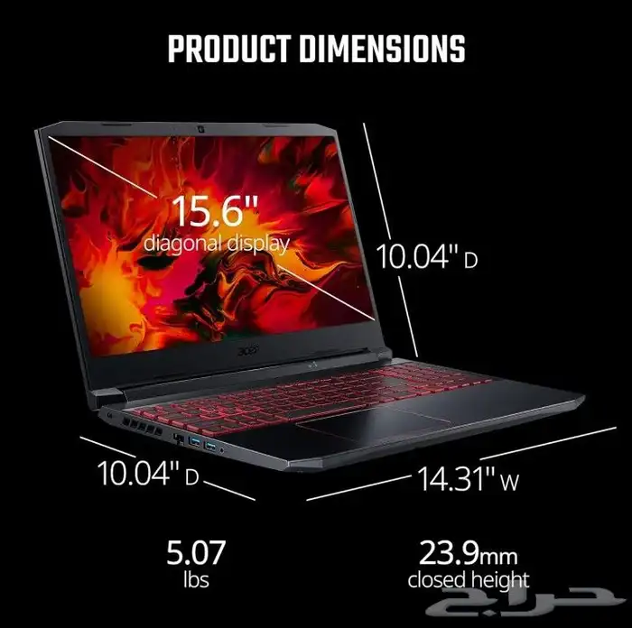 لابتوب ايسر نيترو فايف -Acer Nitro 5Gaming Laptop 2