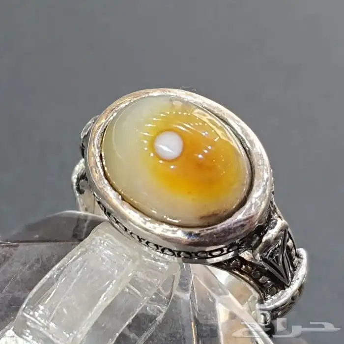 خاتم عقيق سليماني هندي 0