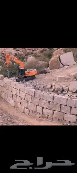 بوكلينات وقلابات بنا الجدران الحجر بانواعه وقص وردم الأراضي 22
