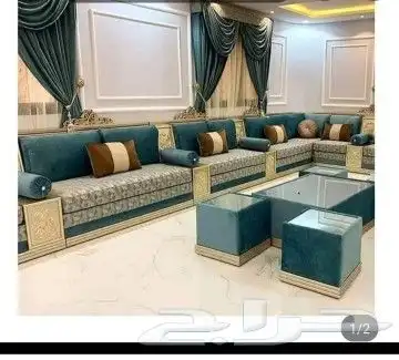 مفروشات الرياض  تفصيل جميع انواع الكنب والجلسات الارضي والست 2