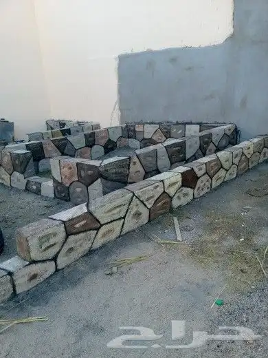 معلم ديكورات خارجيه سياج طربزان اسمنتي 2