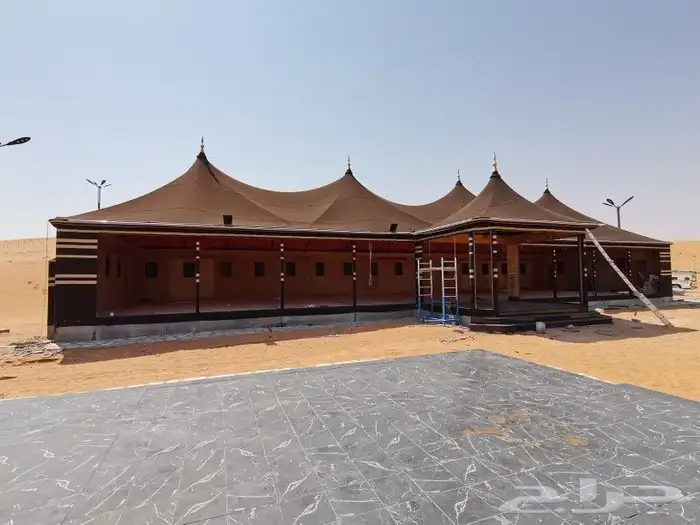 خيام وبيوت شعر ملكيه ذات تصميم عصري وجميل 13