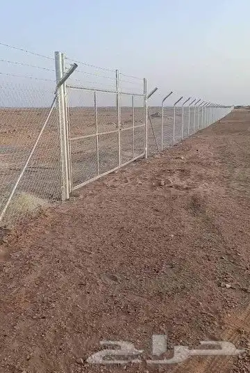 تركيب شبك وزراعة نخيل 1