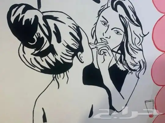 رسم جداريات رسام رسامين 8