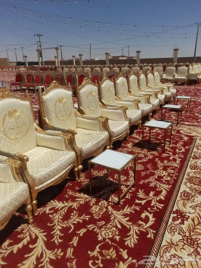 تاجير لكل المناسبات والحفلات قهوجيين صبابين فرشات كراسي 8