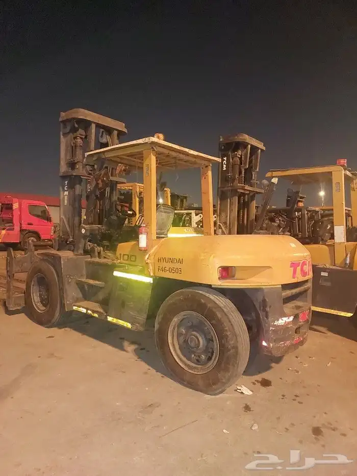 رافعه سكينه فوركلفت 10طن لليجار يومي شهري مشاويررافعات شوكيه 9