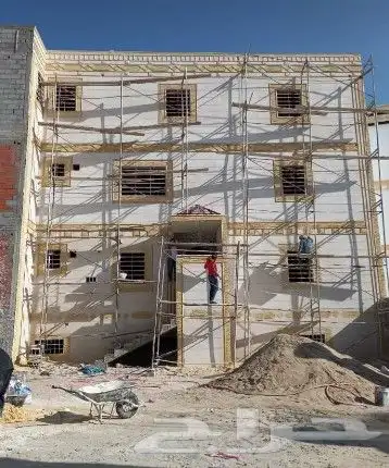 لياسه ملونه بطحاء الرياض اسمنت ابيض تلييس ملون ديكورات خارجي 39