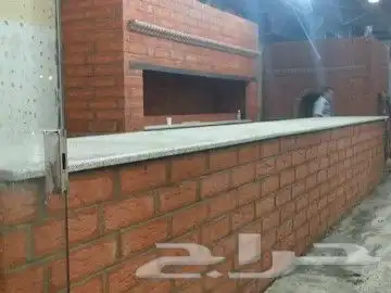 افران بيتزا نابولي الإيطالي مشب جبس طوب رخام مودرن 5