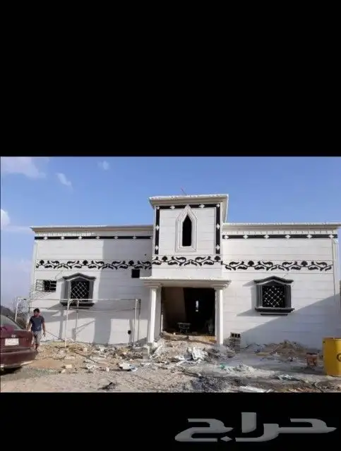 لياسه ملونه بطحاء الرياض اسمنت ابيض تلييس ملون ديكورات خارجي 34
