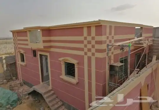 لياسه ملونه بطحاء الرياض اسمنت ابيض تلييس ملون ديكورات خارجي 41