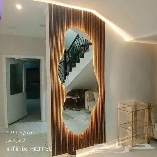 ديكورات مداخل مرايات وبديل الخشب وبديل الرخام 0