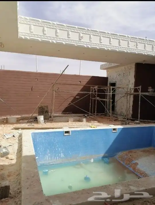 لياسه ملونه بطحاء الرياض اسمنت ابيض تلييس ملون ديكورات خارجي 16