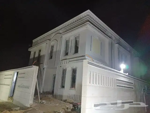 لياسه ملونه بطحاء الرياض اسمنت ابيض تلييس ملون ديكورات خارجي 36