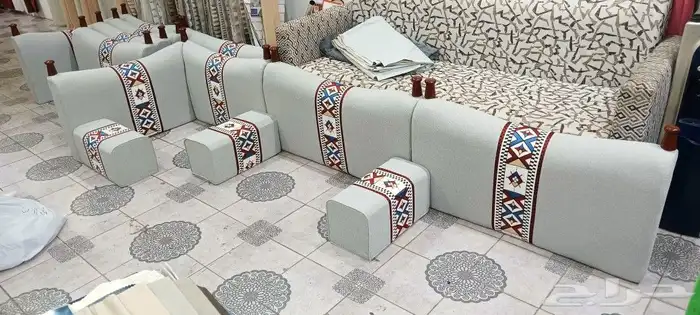 مؤسسة بلورة الشرق للستائر . تفصيل مسانيد وا جلسات عربي وا كن 0