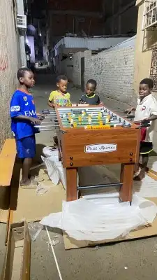 هوكي الكتروني مقاس دولي ووسط وألعاب تنس بلياردو. فرفيره 22