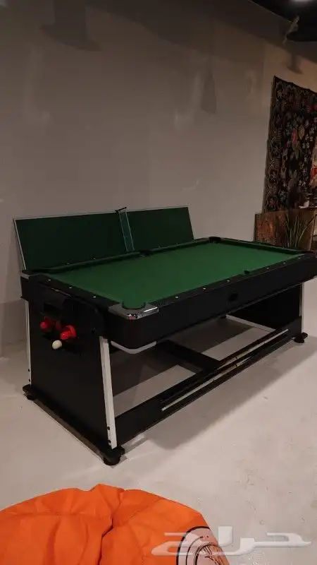 هوكي الكتروني مقاس دولي ووسط وألعاب تنس بلياردو. فرفيره 35