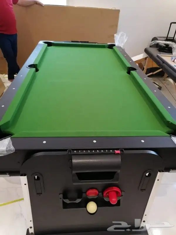 هوكي الكتروني مقاس دولي ووسط وألعاب تنس بلياردو. فرفيره 6