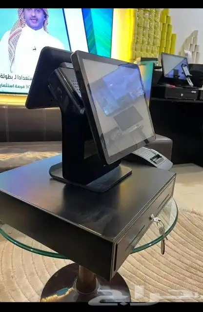 كاشير كوري شاشتين معالج i3 بضمان 6 أشهر بالبرنامج والتركيب 4